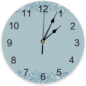 Silent – Reloj de pared decorativo sin tictac para cocina, dormitorio, baño, oficina, sala de estar, lavandería, hogar, funciona con pilas, reloj de Silent – Reloj de pared decorativo sin tictac para cocina, dormitorio, baño, oficina, sala de estar, lavandería, hogar, funciona con pilas, reloj de