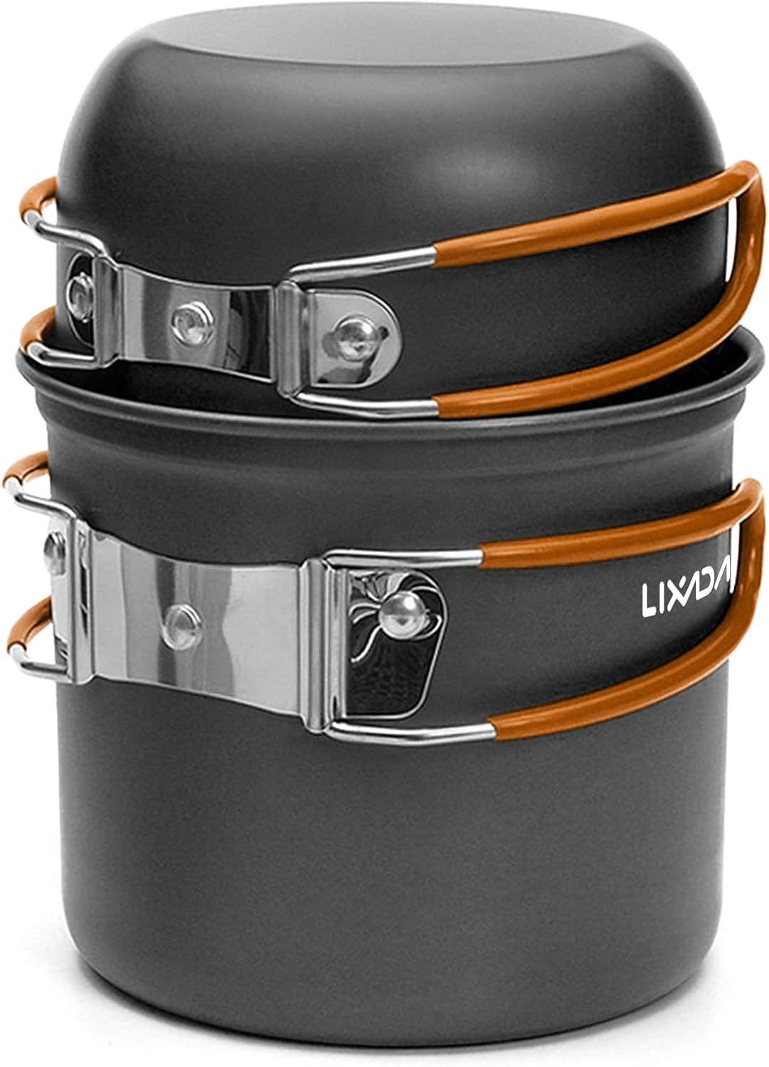HUIOP Olla, utensilios de cocina de camping, utensilios de cocina para acampar, kit de desorden portátil, juego de cocina para ollas y sartenes