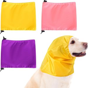 Gorro de baño impermeable para perro, 3 unidades, protección para los oídos del perro, diadema de orejas de perro, gorro de lluvia para perro, Gorro de baño impermeable para perro, 3 unidades, protección para los oídos del perro, diadema de orejas de perro, gorro de lluvia para perro,
