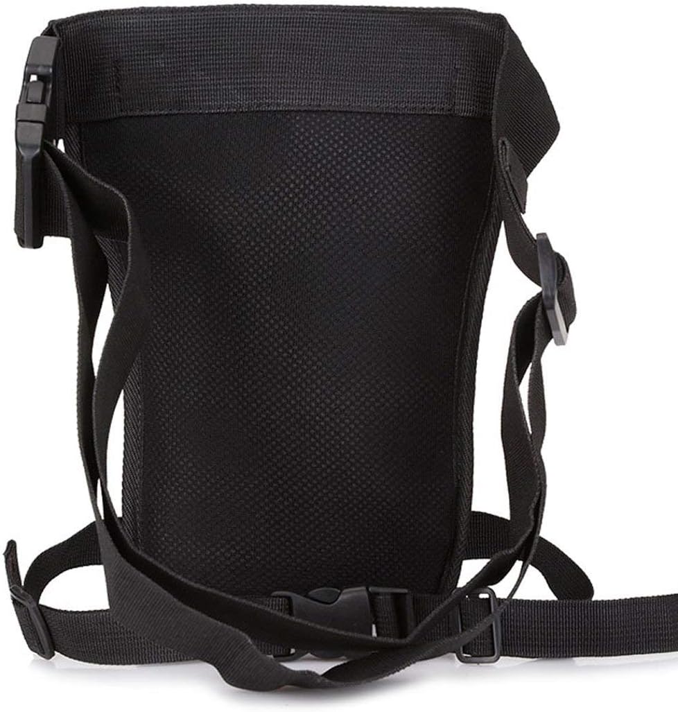 Hebetag Riñonera de nailon para senderismo, para hombres y mujeres, táctica, motocicleta, ciclismo, equitación, viajes, deportes al aire libre,