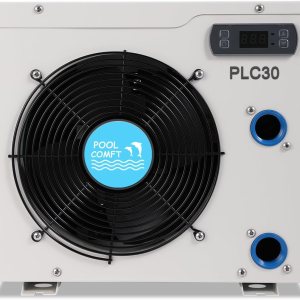 POOLCOMFT -Bomba de calor para piscina 11488BTU (máx.) para piscinas sobre el suelo, calentador de piscina PLC30 para piscinas de hasta 2000 POOLCOMFT -Bomba de calor para piscina 11488BTU (máx.) para piscinas sobre el suelo, calentador de piscina PLC30 para piscinas de hasta 2000