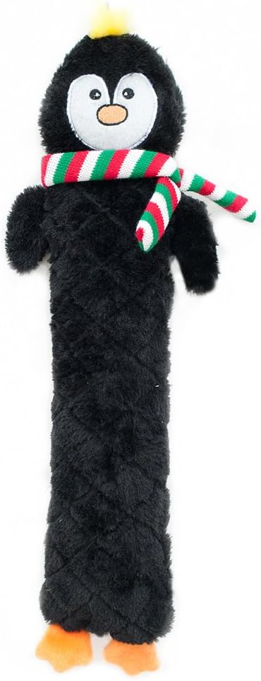 ZippyPaws Jigglerz – Juguete de Navidad para perros, regalos navideños chirriantes de felpa para cachorros pequeños y medianos, regalos interactivos