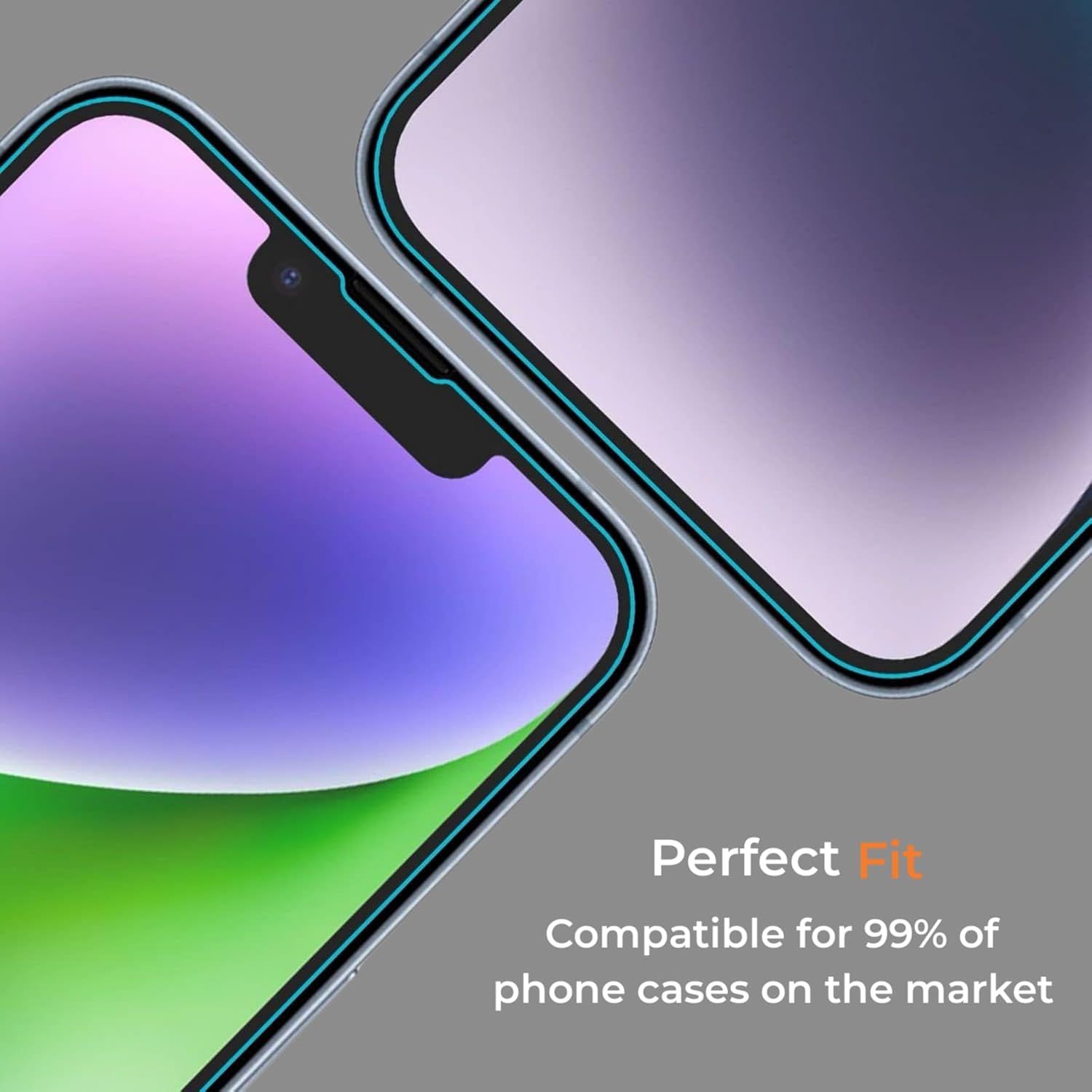 Paquete de 3 protectores de pantalla para iPhone 1313 Pro, protector de pantalla de vidrio templado dureza 9H, Ultra HD, antiarañazos, protección