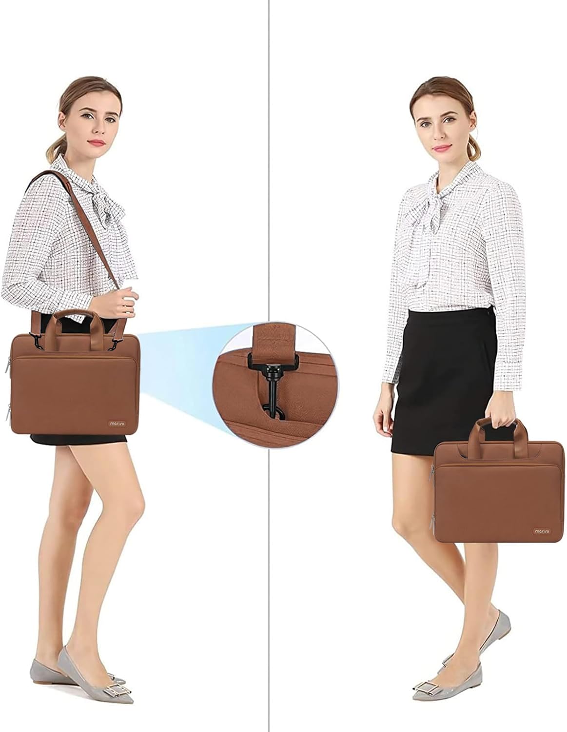 MOSISO – Bolsa de hombro con protección de 360 para MacBook AirPro, laptop de 13-13.3 pulgadas, MacBook Pro 14 2023-2021 A2779 M2 A2442 M1, funda de