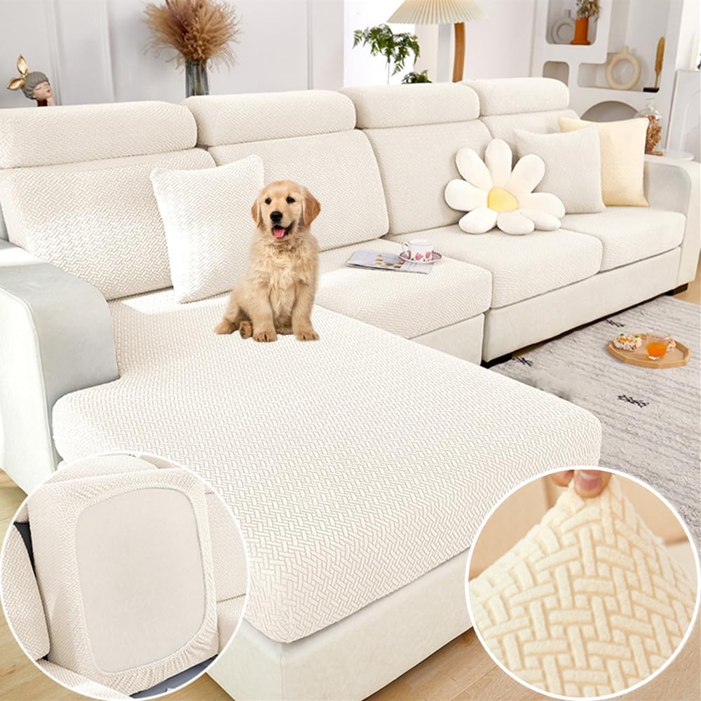 Funda universal resistente al desgaste, funda de cojín de sofá de 360, resistente a las manchas, de alta elasticidad, elástico y antideslizante,