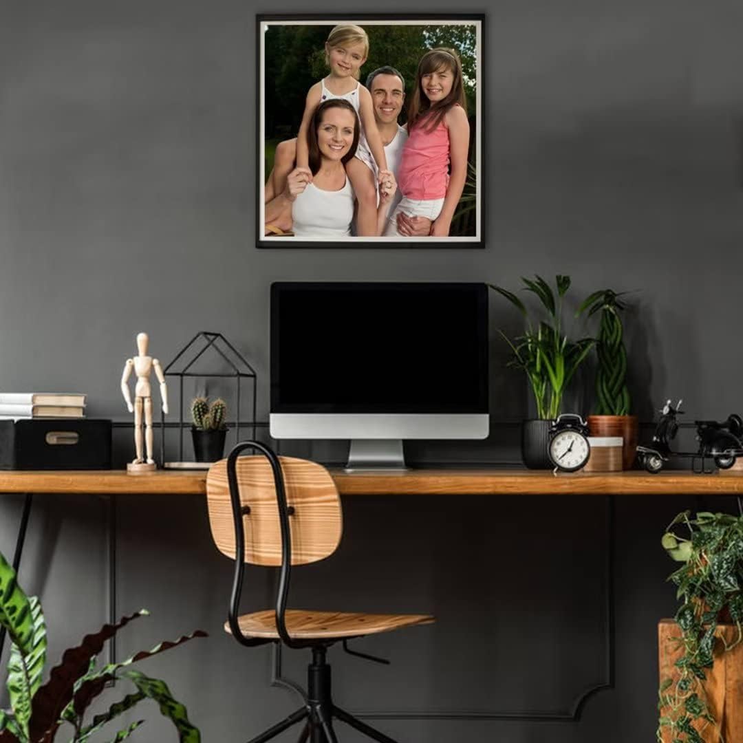 RMSGOZO Kits de pintura de diamantes de plantas emisoras de luz 5D, kit de arte de cristal redondo con rosas moradas sexy para adultos y niños, para