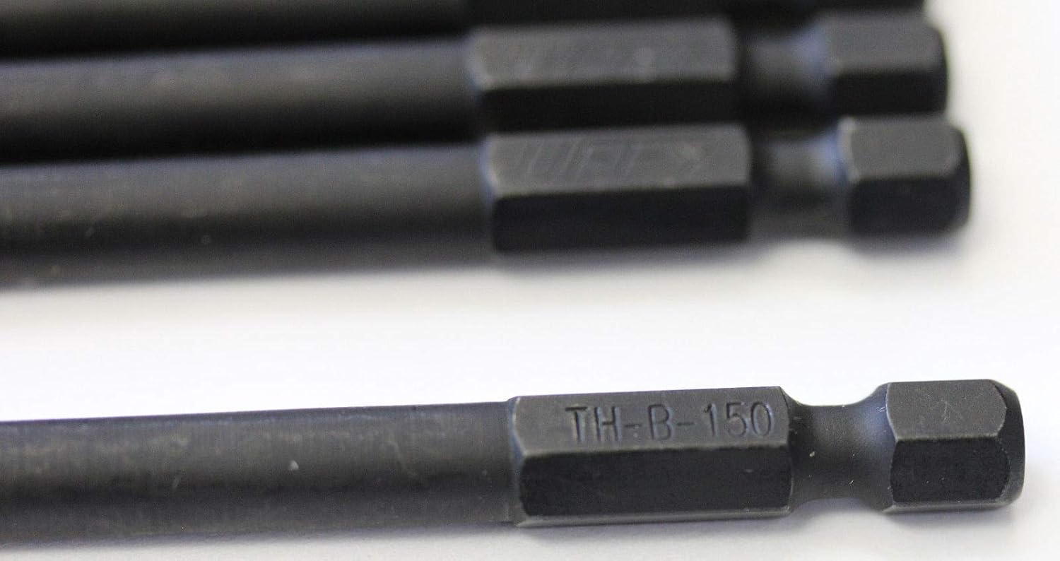 UFFY – Broca de impacto Phillips PH # 2 de 6 pulgadas, paquete de 10 unidades de 14 hexagonal