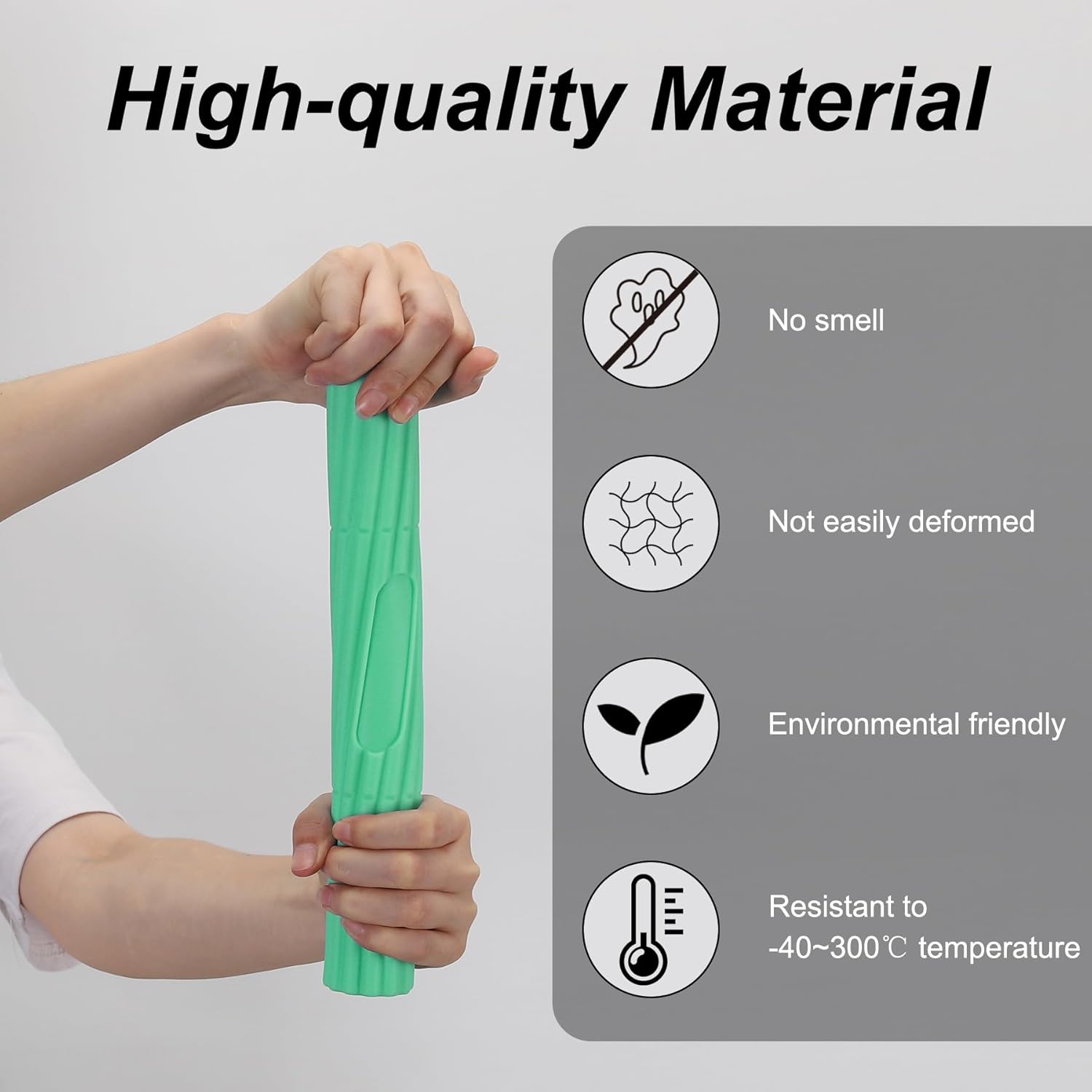 Barra fortalecedora de terapia flexible, barra de terapia física para codo de tenista, barra de resistencia para codo de golfistas, tendinitis,
