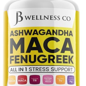 JB WELLNESS CO Ashwagandha 5000mg raíz de maca 5000mg Fenogreco 3000mg Suplemento con Tongkat Ali Ginseng – Ayuda con el estado de ánimo y la salud JB WELLNESS CO Ashwagandha 5000mg raíz de maca 5000mg Fenogreco 3000mg Suplemento con Tongkat Ali Ginseng – Ayuda con el estado de ánimo y la salud