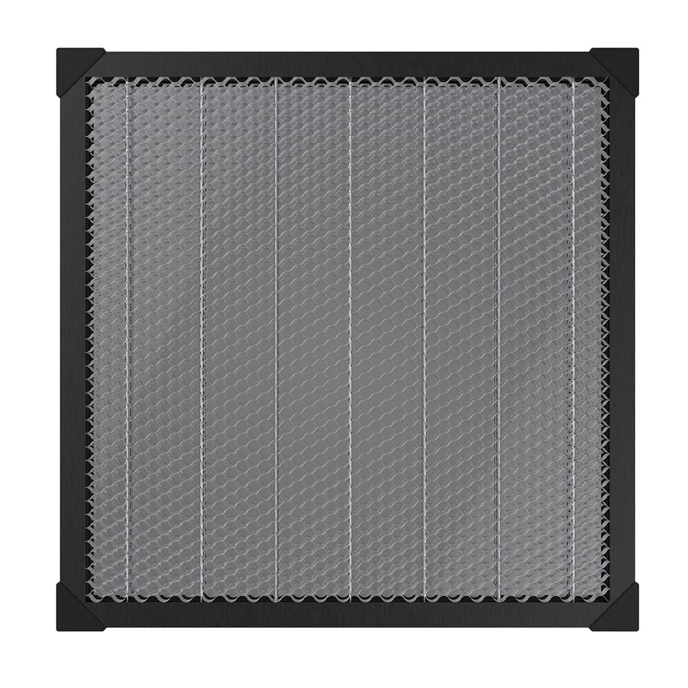 Cama láser de panal de abeja 9.252×9.252 in9.25×9.25 pulgadas tablero de panal mesa de trabajo para cortador láser 3D grabador