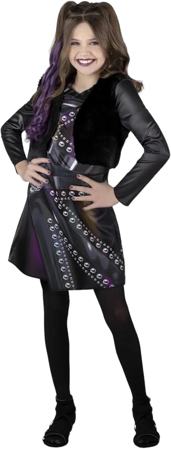 Jazwares Naomi Storm Shadow High – Disfraz unisex para Halloween con vestido, extensión de cabello