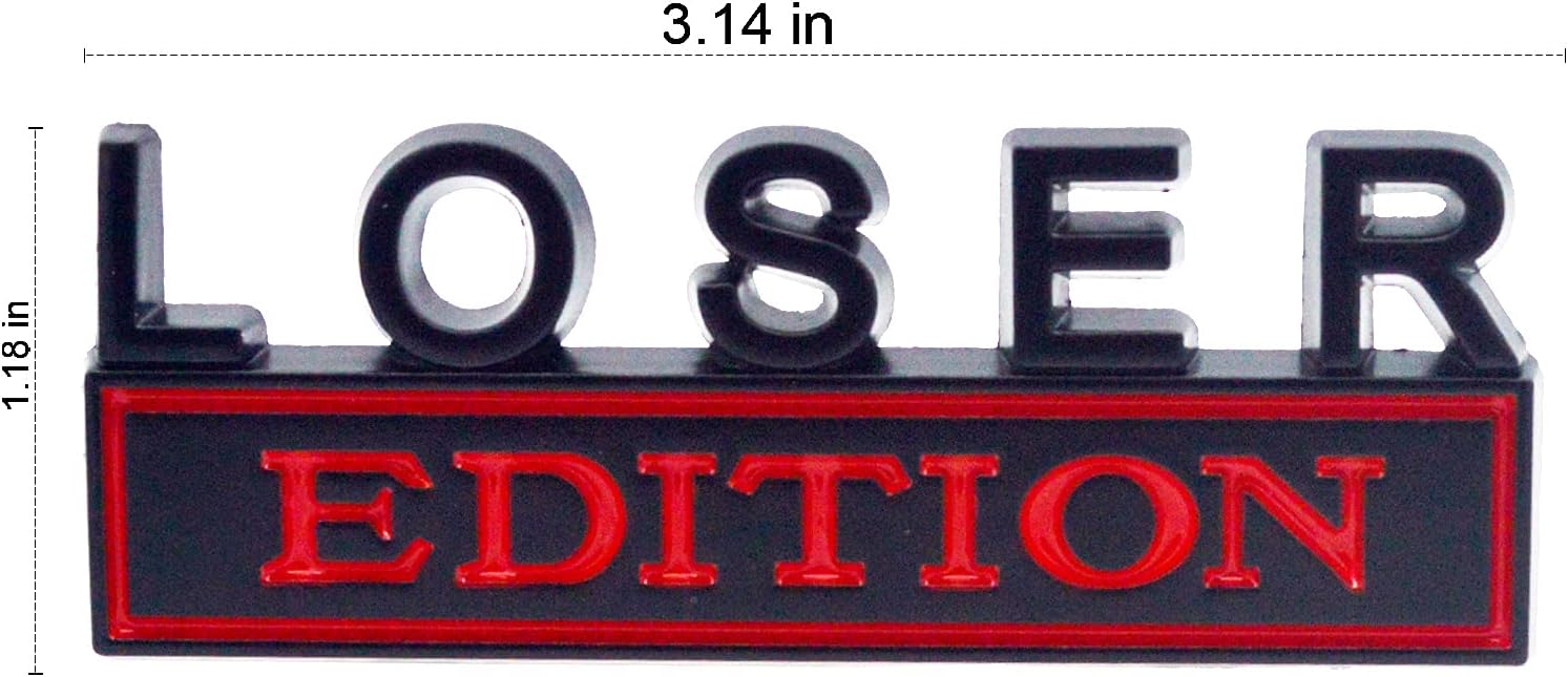 Universal Lose Edition – Adhesivo de repuesto para automóvil, camión, SUV, compatible con Ford F150, Jeep, Dodger, Chevrolet, Chevy Silverado,