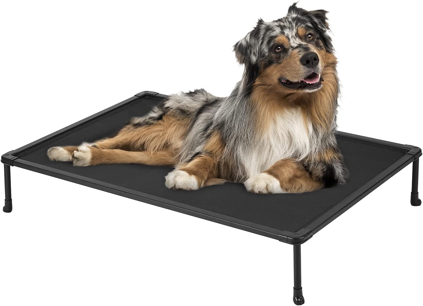 Veehoo CWC2203A – Cama elevada refrescante para perros medianos, plataforma lavable para mascotas con patas antideslizantes para interiores y