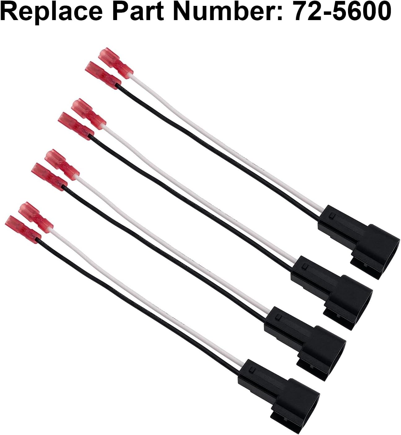4 adaptadores de arnés de altavoz de puerta delantera y trasera compatibles con Ford F-150 1999 2000 2001 2002 2003 2004 2005 2006 2007 2008 2009