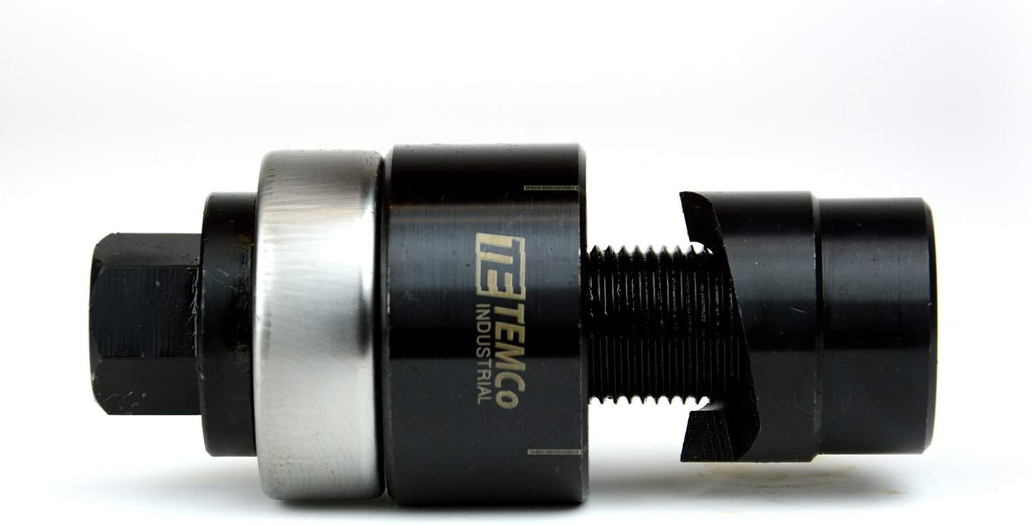 TEMCo TH0409-1 – Unidad de perforación de 14 pulgadas de tamaño real y perno de extracción manual (1.25 pulgadas, tamaño real del agujero)