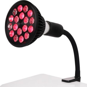 DMMBMFC Lámpara de terapia de luz roja-54W 18 LED dispositivo de terapia de luz infrarroja con soporte de lámpara ajustable, 660 nm rojo y 850 nm DMMBMFC Lámpara de terapia de luz roja-54W 18 LED dispositivo de terapia de luz infrarroja con soporte de lámpara ajustable, 660 nm rojo y 850 nm