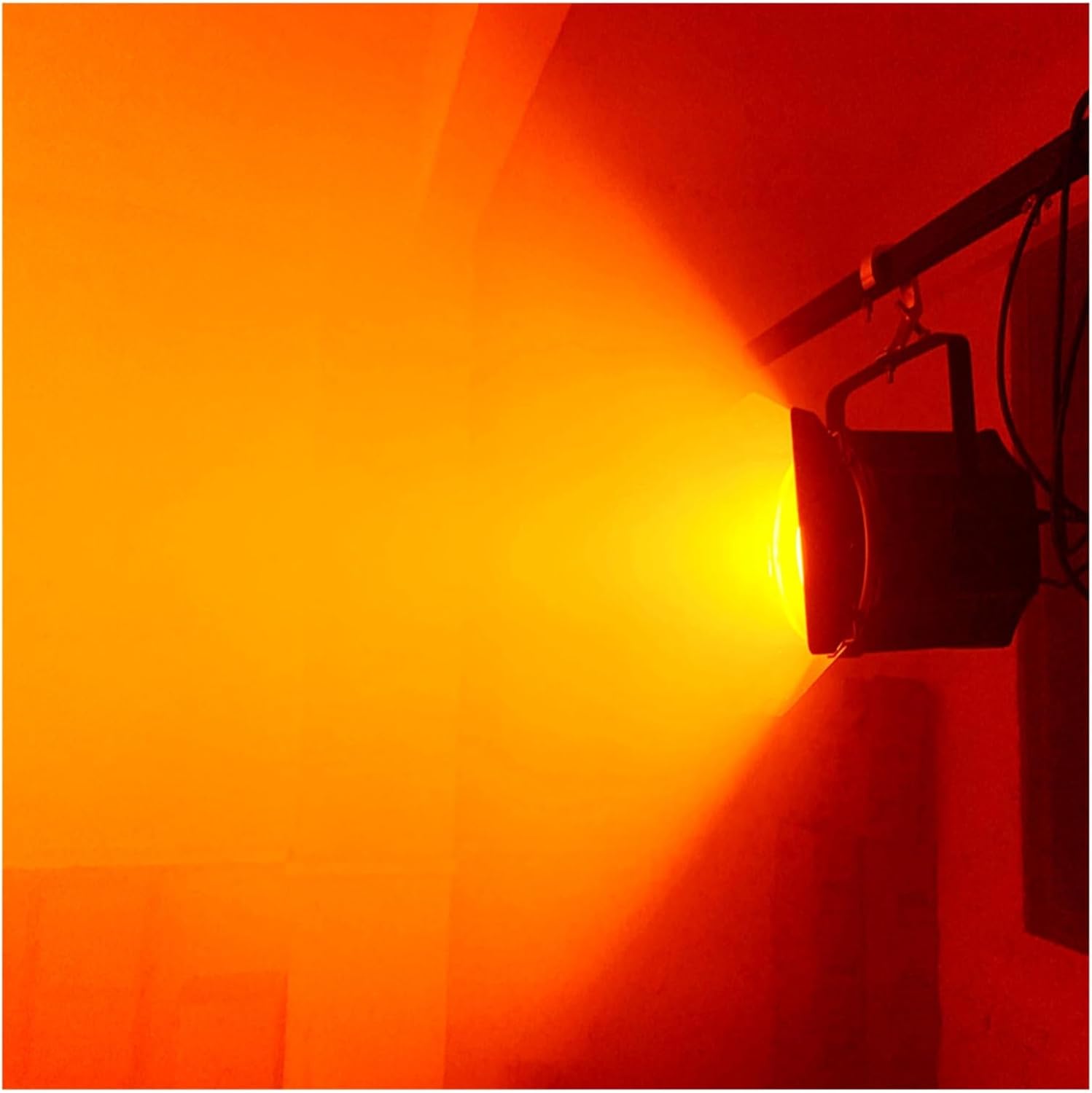 Luz de escenario Dj luz LED de 300 W, luz par COB puertas de granero con estuche de luz LED, efecto estroboscópico, iluminación de escenario, blanco