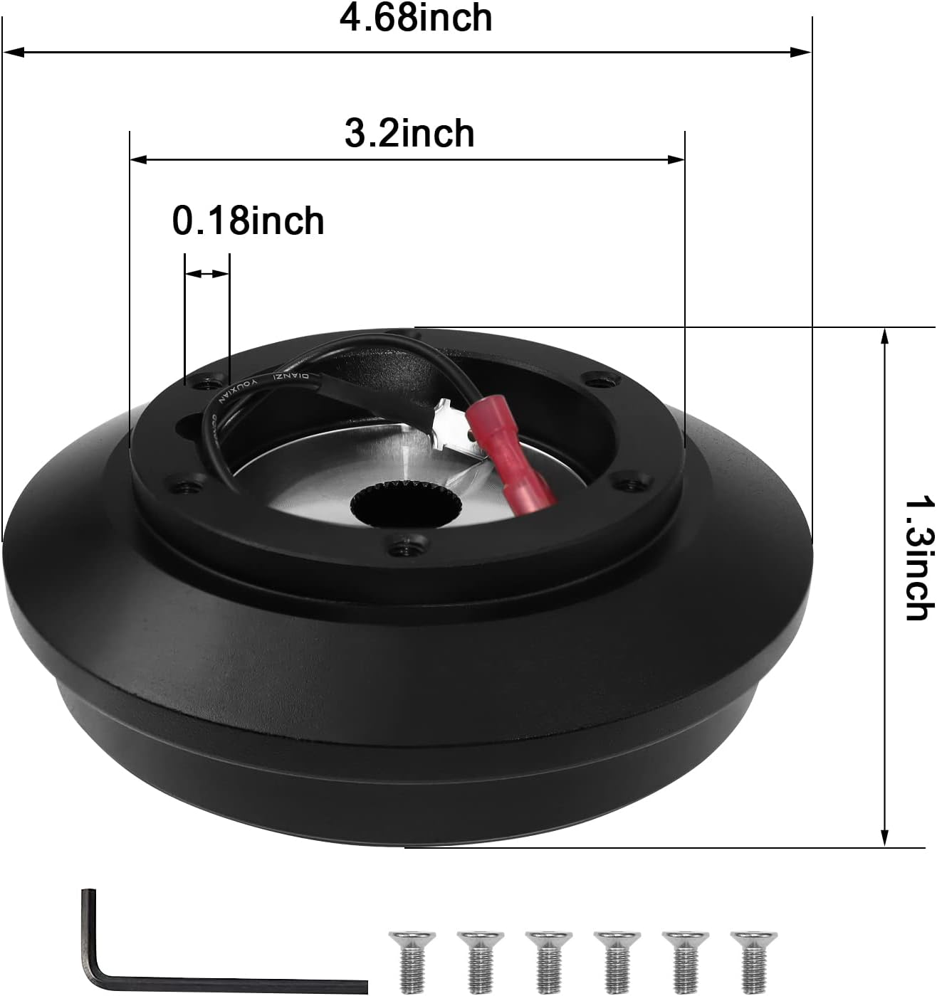 Adaptador de buje corto para volante, adaptador universal de cubo de 6 agujeros, kit para Toyota Celica Land Cruiser Toyota Supra Lexus SC 121H
