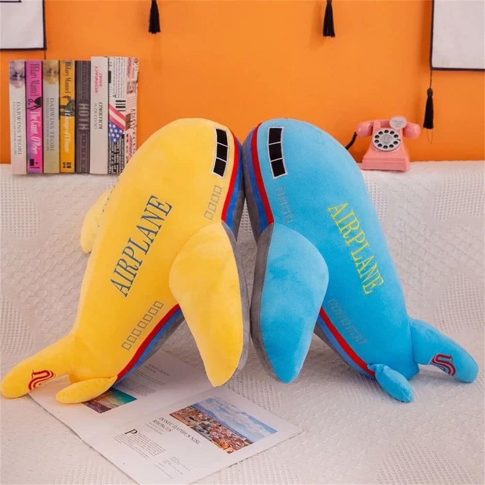 Juguetes de peluche modelo de avión, regalos para niños, regalos de cumpleaños para niños, almohada rellena de aviones para relleno de calcetines de