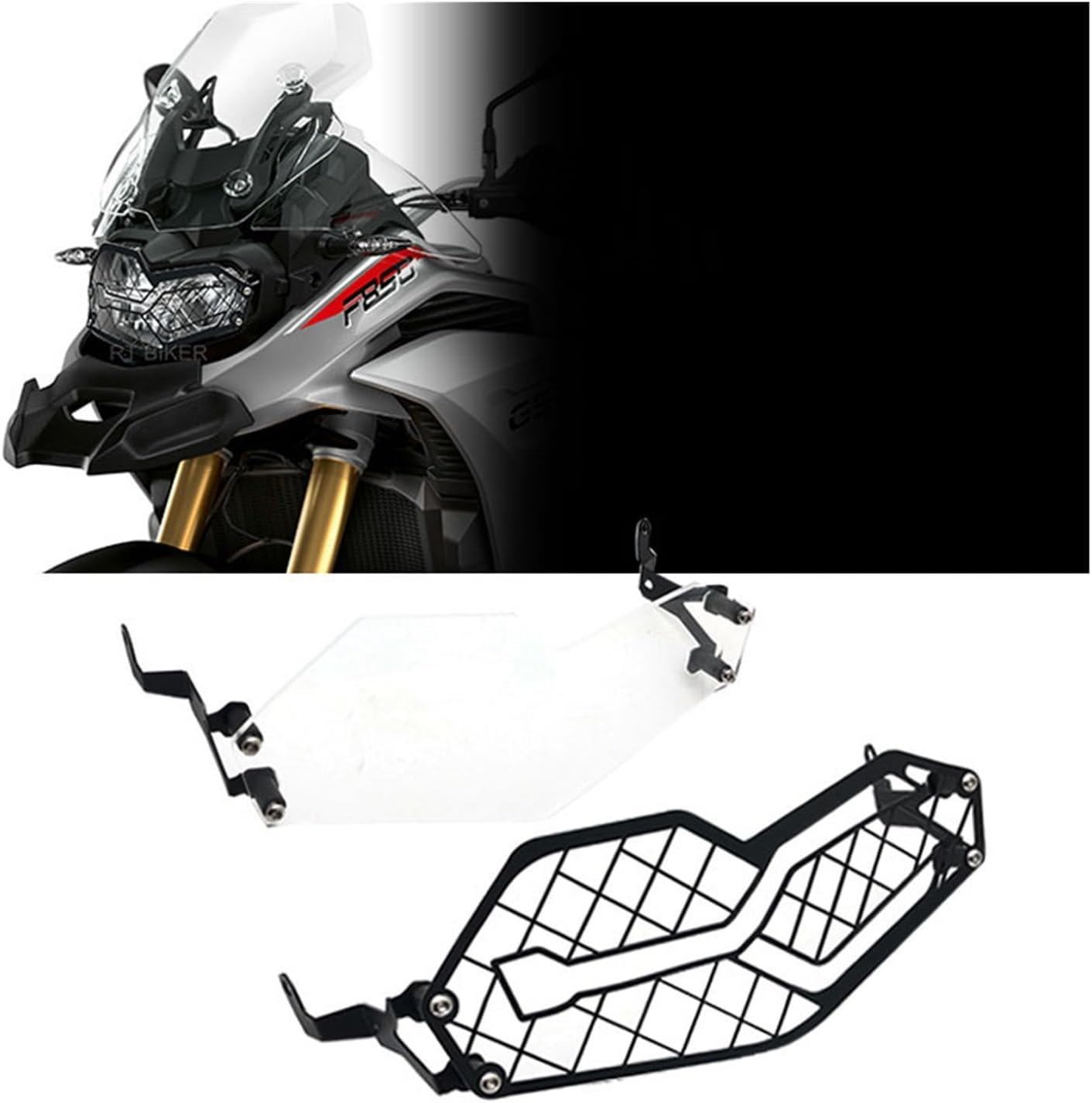 ORSQU Para BM-&W F750GS F850GS F850GS Protector de parrilla de parrilla F 850 GS F 750 GS F850 GS 2018-2022 2020 2021 parrilla de malla para faros