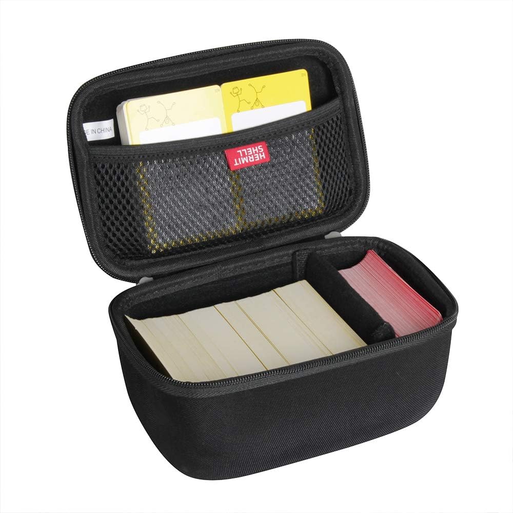 Hermitshell Estuche rígido de viaje para juego básico de fiesta de expansión y locura relativa. Se adapta a hasta 660 tarjetas (no incluye tarjetas)
