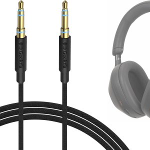 Geekria Cable trenzado de tela de audio compatible con Sony WH-1000XM5 WH-1000XM4 WH-XB920N WH-XB900N WH-CH720N INZONE H5 cable de auriculares, Geekria Cable trenzado de tela de audio compatible con Sony WH-1000XM5 WH-1000XM4 WH-XB920N WH-XB900N WH-CH720N INZONE H5 cable de auriculares,