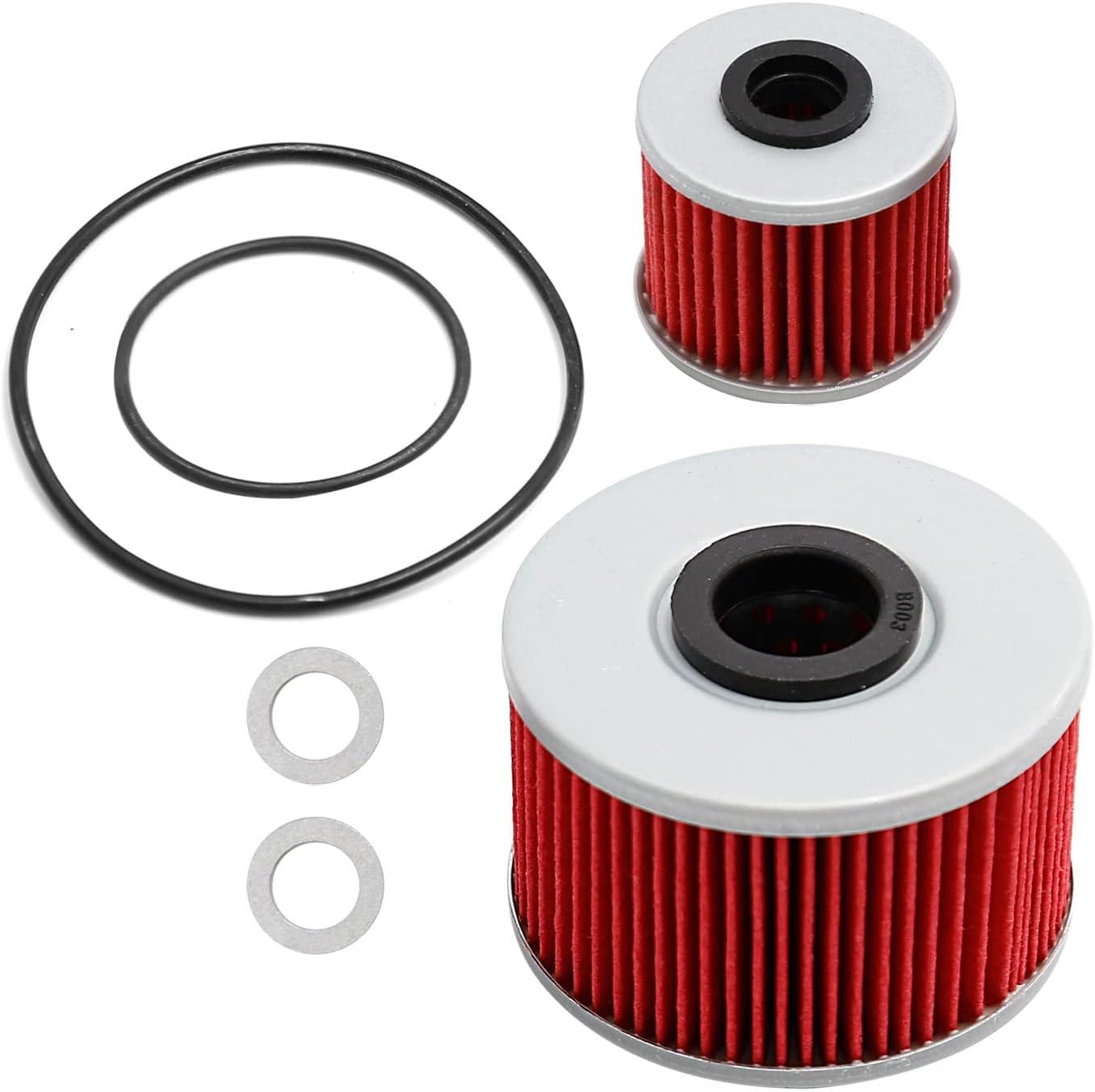 Anxingo 15412-HP7-A01 Filtro de aceite con juntas tóricas de repuesto para Honda Pioneer 1000 SXS1000 M3 M5 2016-2020 Reemplazar el número de pieza