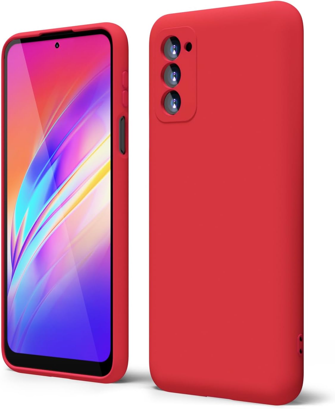 oakxco Funda para teléfono Moto Edge 2021Edge 2021 5G UW de silicona líquida, bonita funda delgada de goma suave TPU lisa para mujeres y niñas,