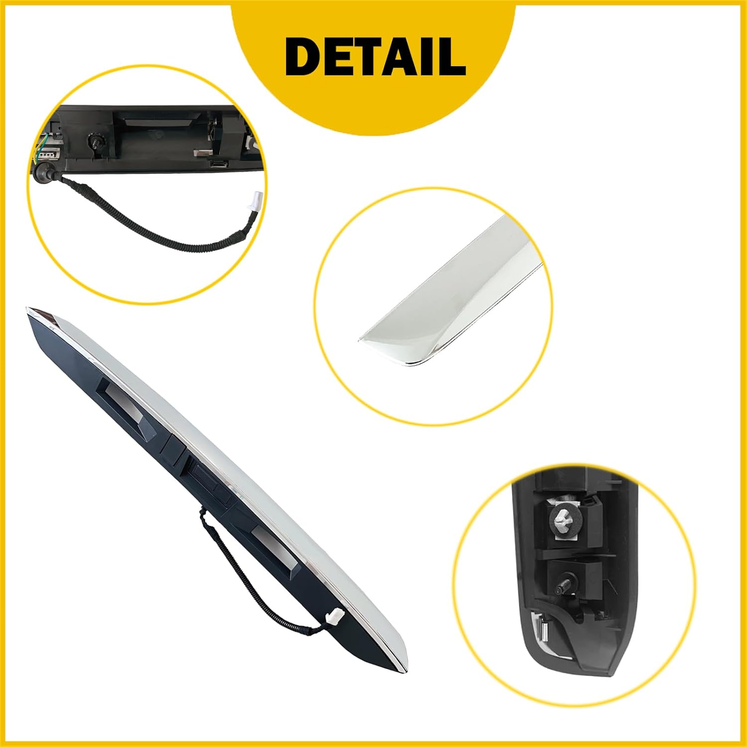 90810-9PG0A – Moldura de acabado de acabado cromado para portón trasero para Nissan Pathfinder 2013-2019