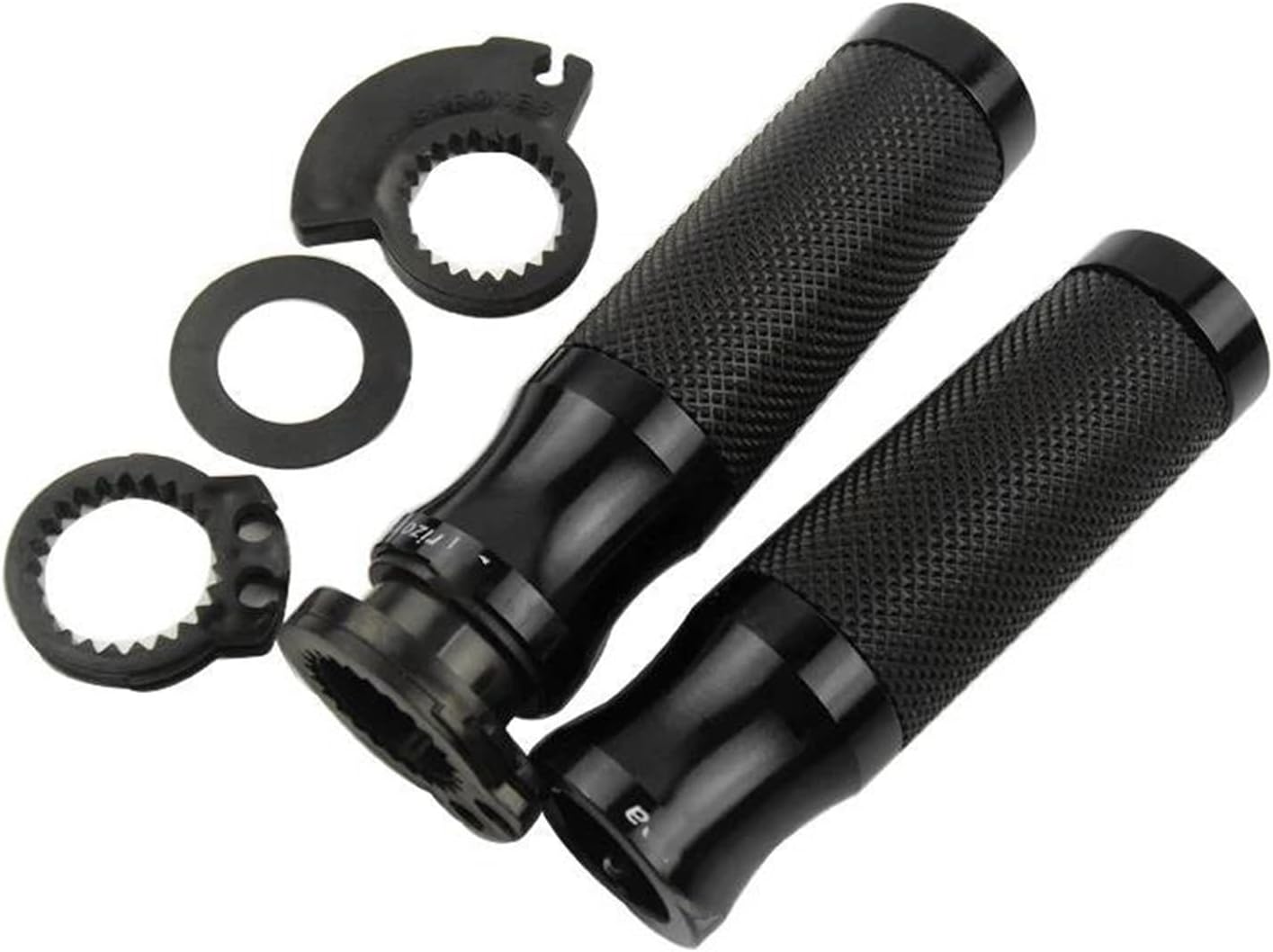 Universal 78” 22MM Motorcycle CNC Rubber Handle Bar Grips Handlebar Grips for Yamaha FAZER 600 1000 FZ6 FZ8 FZ1 XJ6