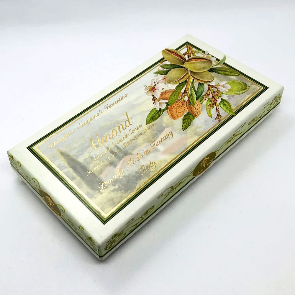 Juego de jabón clásico de almendras de Italia