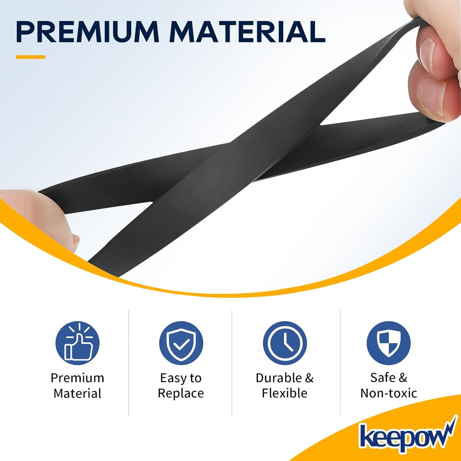 KEEPOW Correas de repuesto compatibles con aspiradora Hoover Elite Swivel XL Aspiradora vertical para mascotas UH75200, UH75210, UH75250, UH75110,
