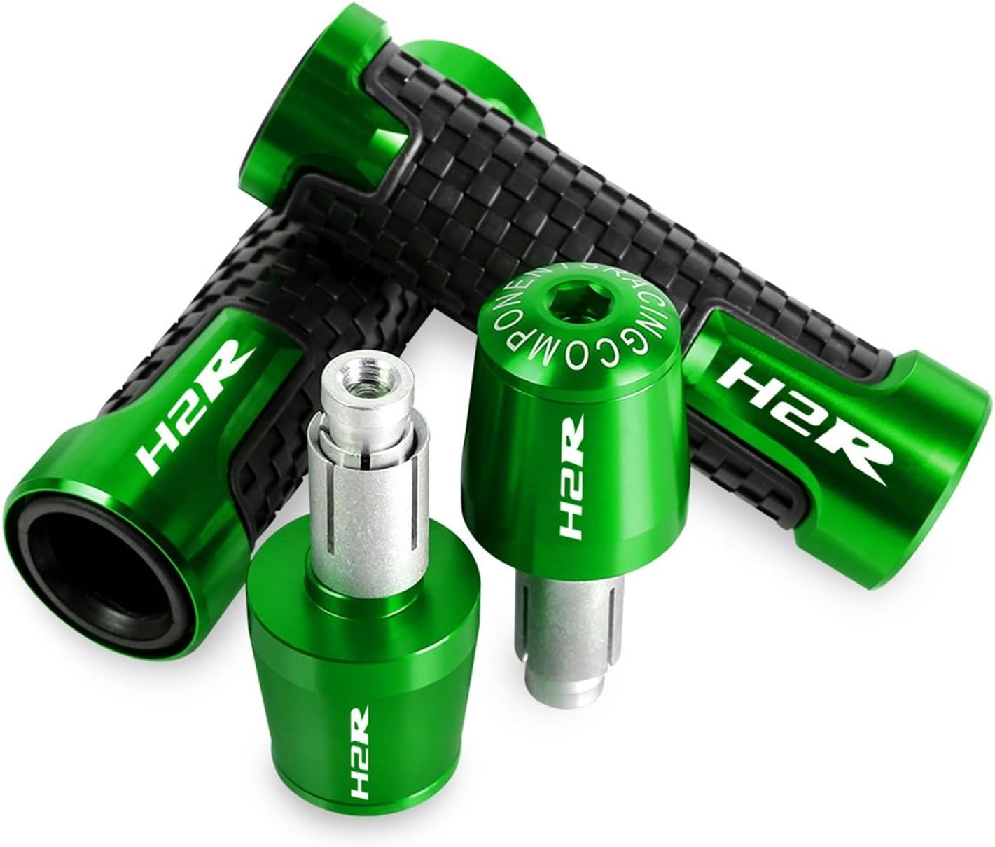 for Kawasaki H2R H2 R 2015 2016 2017 2018 2019 2020 Handle Bar Handlebar Grip End Cover Cap Hand Grips