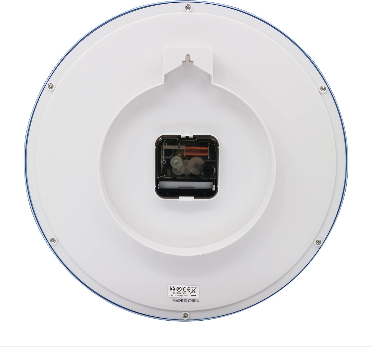 Seiko Reloj de pared Shuyona de 12 pulgadas, azul
