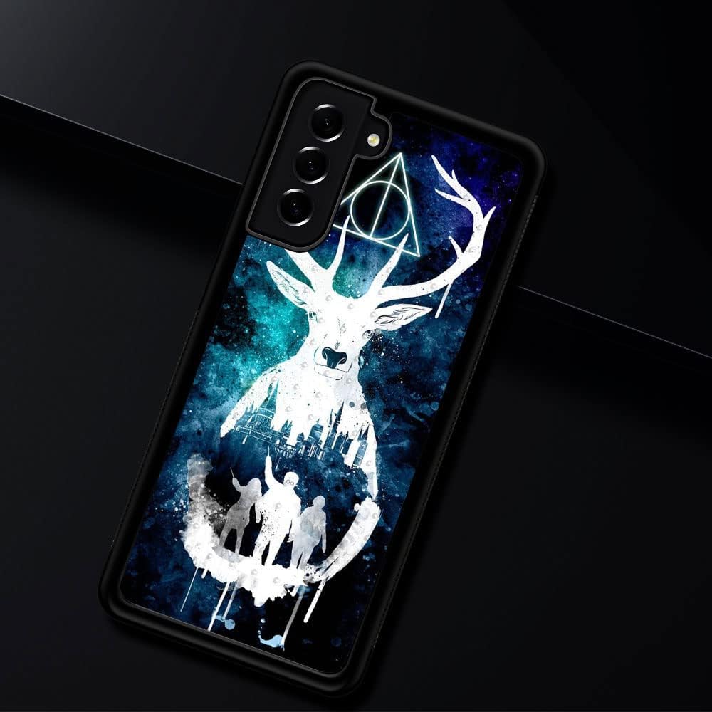 CARLOCA Funda compatible con Samsung Galaxy S22 Ultra, película de animación 714, diseño de patrón a prueba de golpes, plexiglás resistente a los