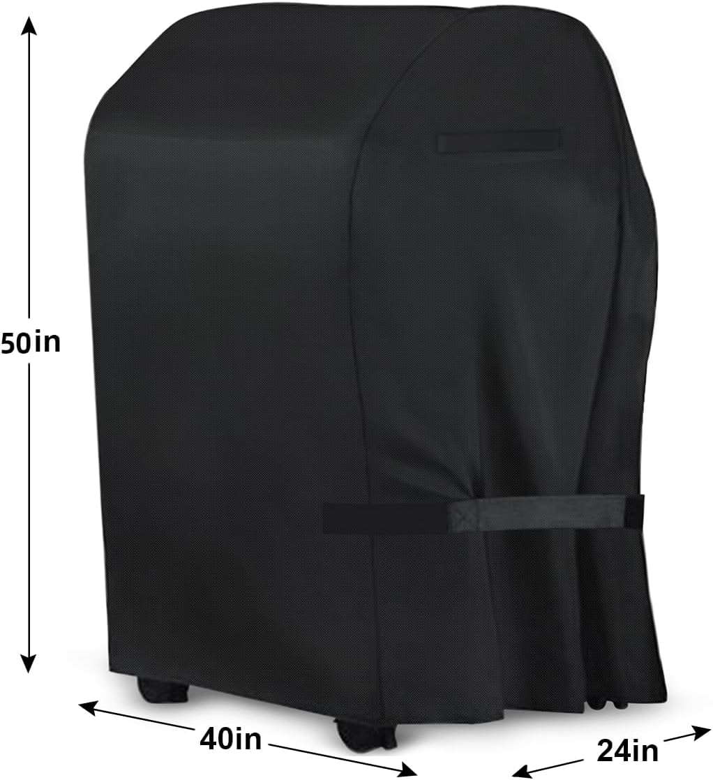 Funda para parrilla, 40 pulgadas, resistente al agua, Oxford, para exteriores, a prueba de polvo, resistente al viento, a los rayos UV, cubierta de