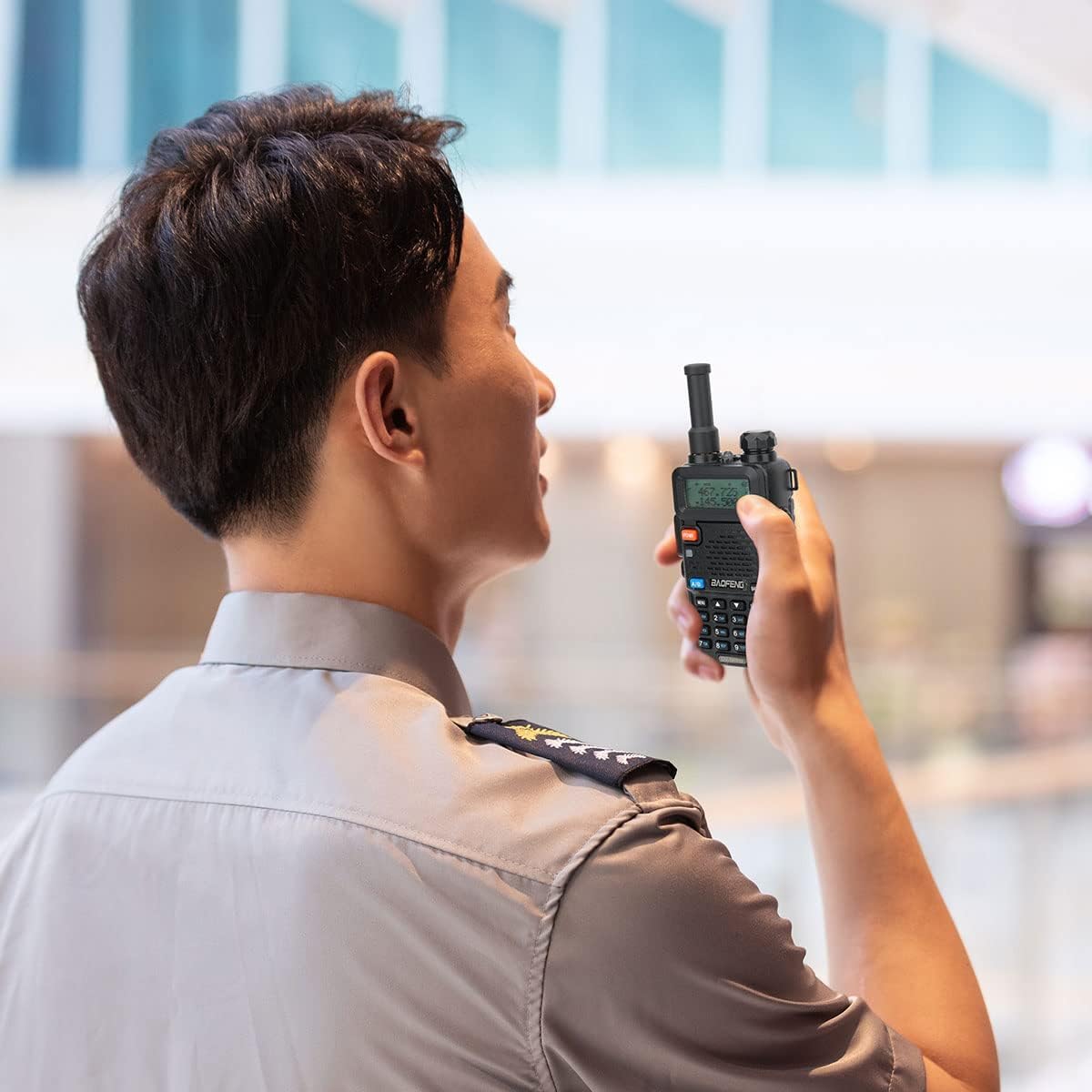 BaoFeng Mini antena corta Walkie Talkie SMA- Hembra UHF 400-470MHz Antena de largo alcance de alta ganancia para Baofeng BF-888S, UV-5R, UV-82,