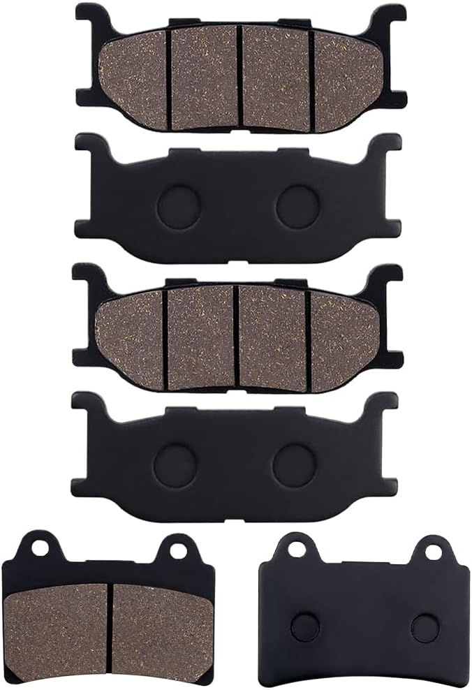Cyleto Pastillas de freno delanteras y traseras para YAMAHA Roadstar 1600 XV1600 2001-2005 XV 1600 Road Star Silverado 2007-2009 XV1600 Wildstar