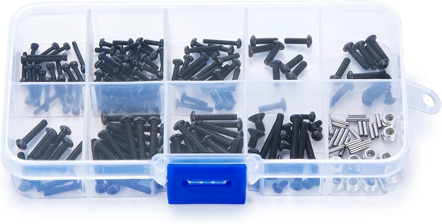 Benedict Harry RC Kit de tornillos RC Juego de herramientas de reparación para sujetadores de hardware para 118 TRX4M RC Crawler Car Upgrade para