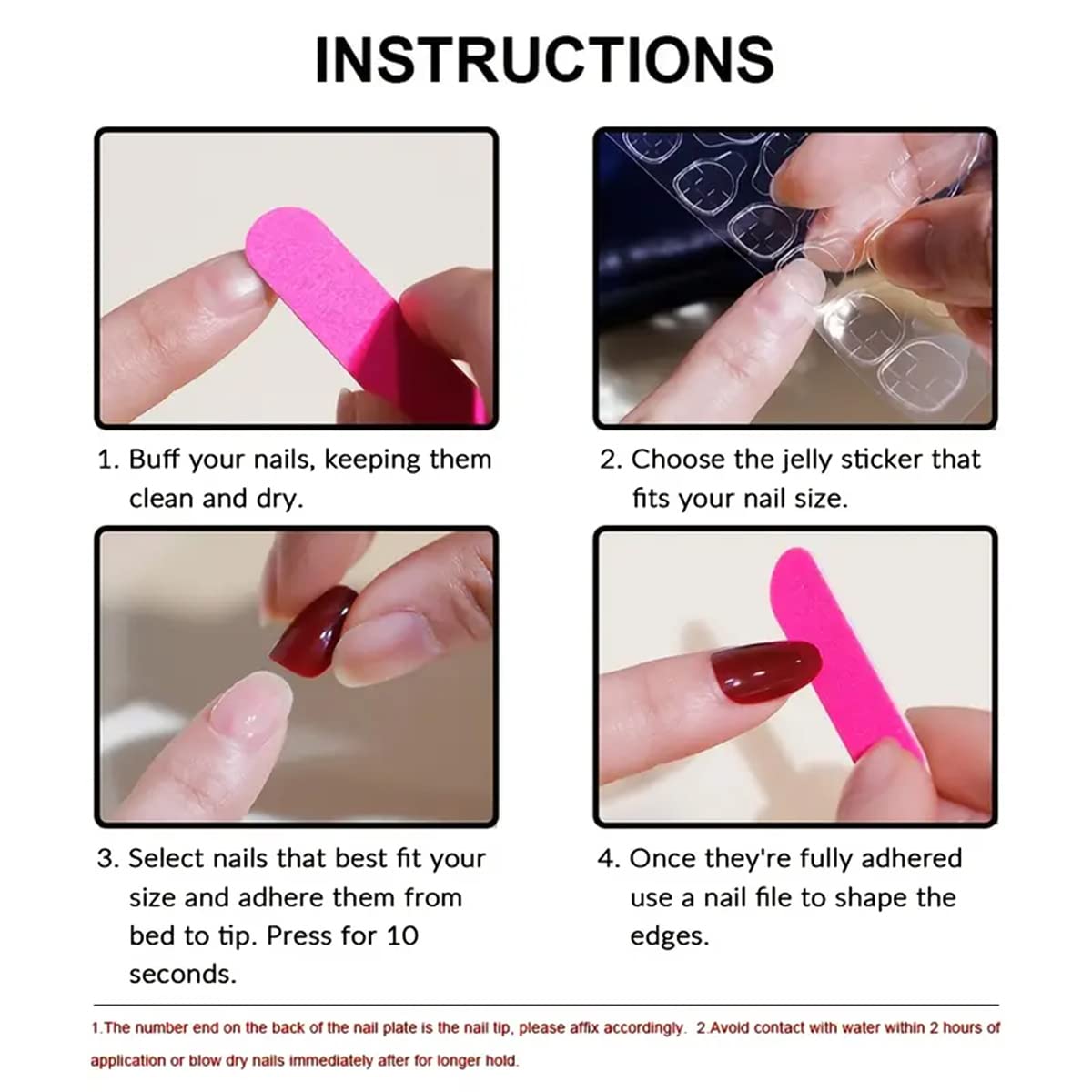 Uñas postizas cuadradas cortas a presión en uñas de los pies, uñas acrílicas artificiales, uñas postizas rosa y blanco, punta francesa, cobertura