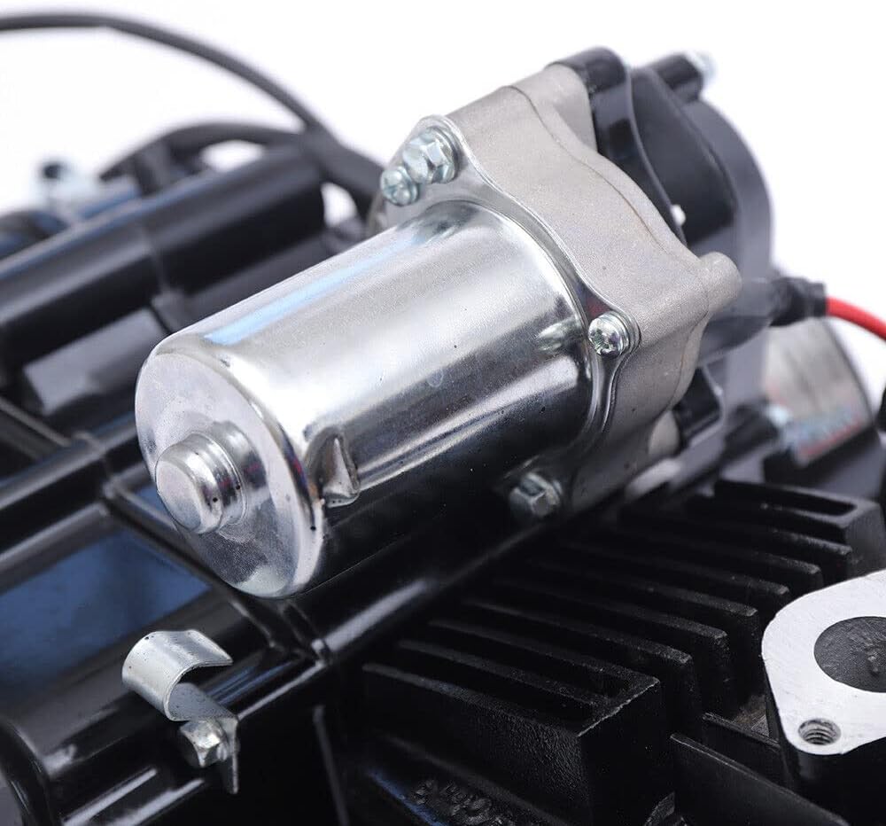CNCEST Kit de motor de motor de 4 tiempos de 125 CC – Motor de motor de 2 válvulas refrigerado por aire de un solo cilindro con arranque de pedal