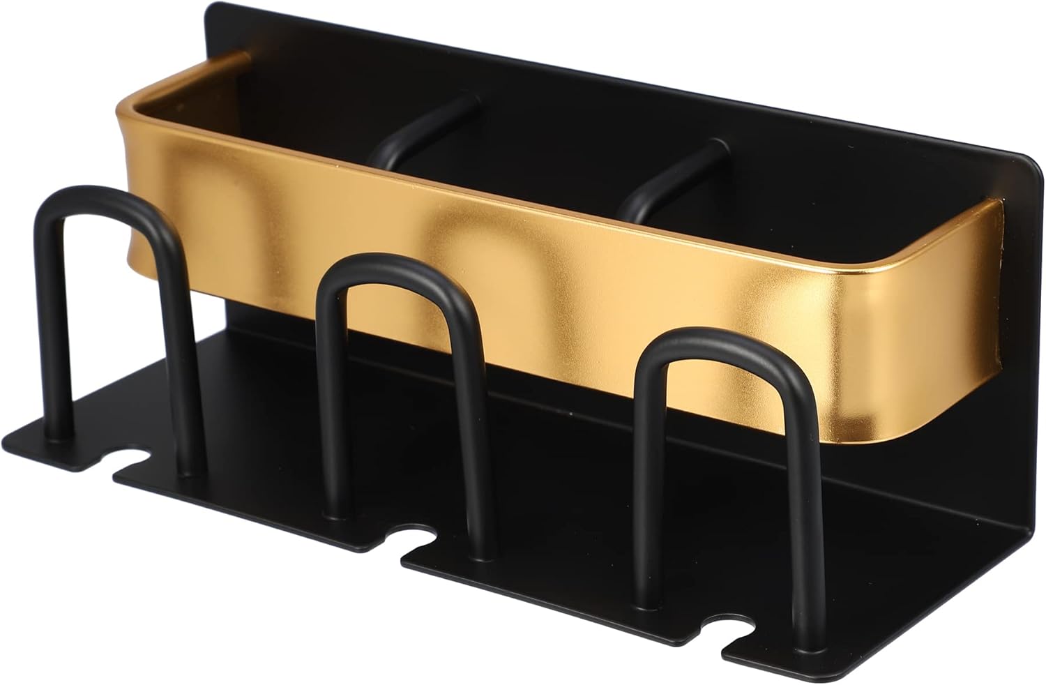 VOCOSTE Soporte para cepillo de dientes montado en la pared, soporte para cepillos de dientes y exprimidor de pasta de dientes, juego de baño para