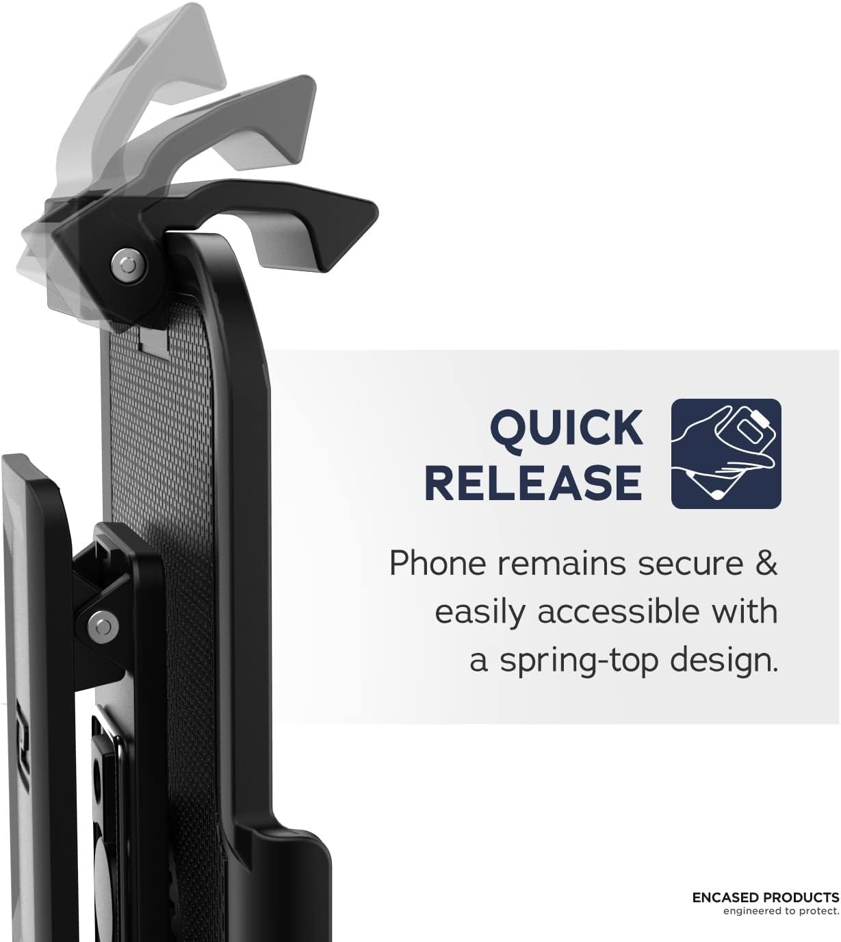 Clip de cinturón de repuesto para funda Otterbox Defender – iPhone 15 Pro (solo funda, funda no incluida)