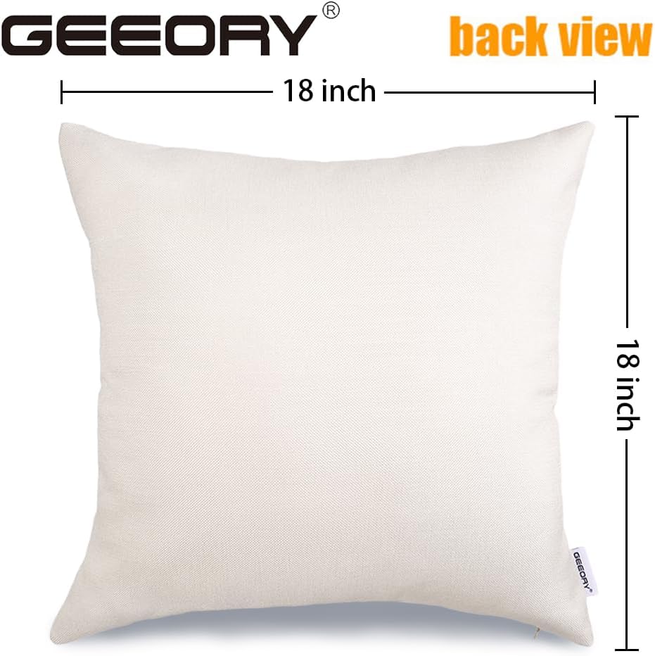 Juego de 4 fundas de almohada de otoño de 18 x 18 pulgadas para decoración de otoño, calabaza, hojas de arce, feliz cosecha, almohadas decorativas
