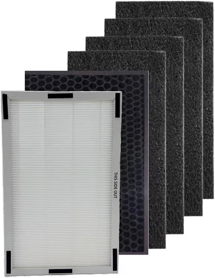 Filtro 25630 para purificador de aire compatible con Lasko YY25630 Paquete de filtros de repuesto HF25630 Purificador de aire de platino puro (1