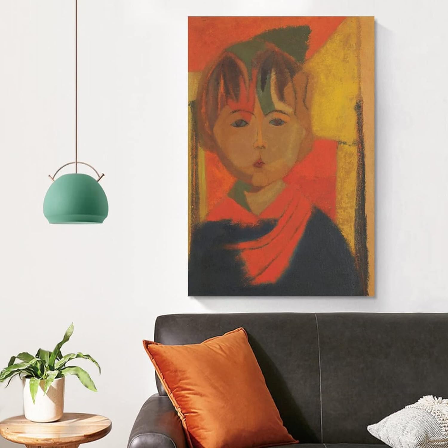LEIZHAN Julio Rosa Del Valle Carmencita – Lienzo grande impreso con pinturas famosas para oficina, hogar, pared, arte de pared, pósteres de lienzo,