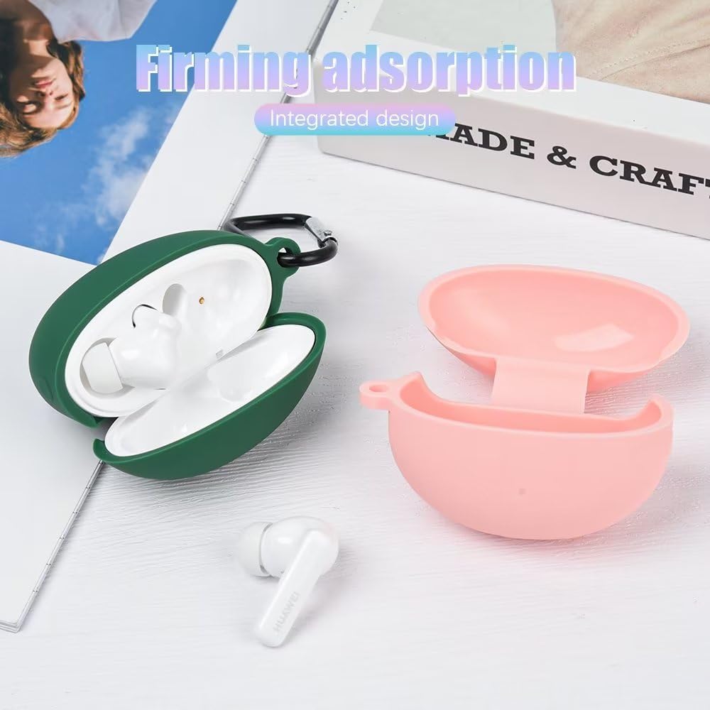 Funda para Edifier NeoBuds Pro, funda de silicona fina a prueba de golpes, antiarañazos, con mosquetón, inodoro, funda para Edifier NeoBuds Pro