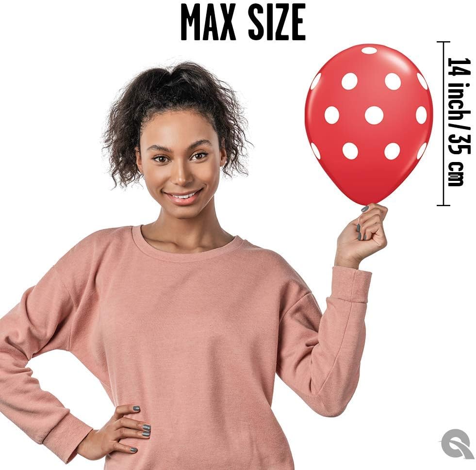 Qualatex Globos de látex, 11 pulgadas, rojo