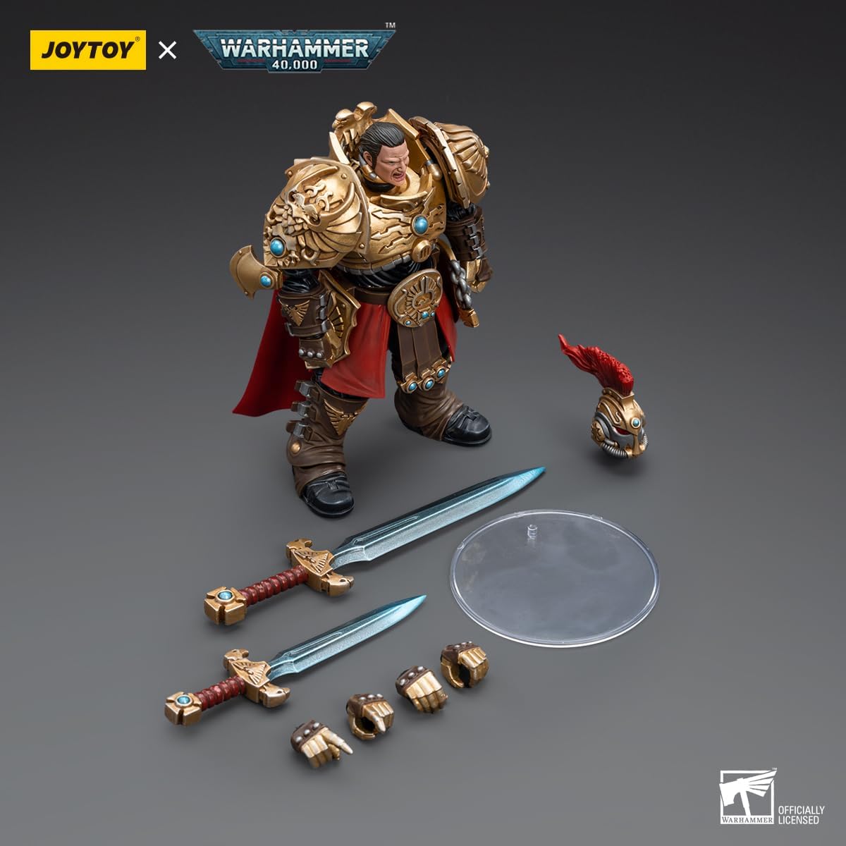JOYTOY Warhammer 40k Adeptus Custodes Blade Champion Figura de acción coleccionable a escala 118
