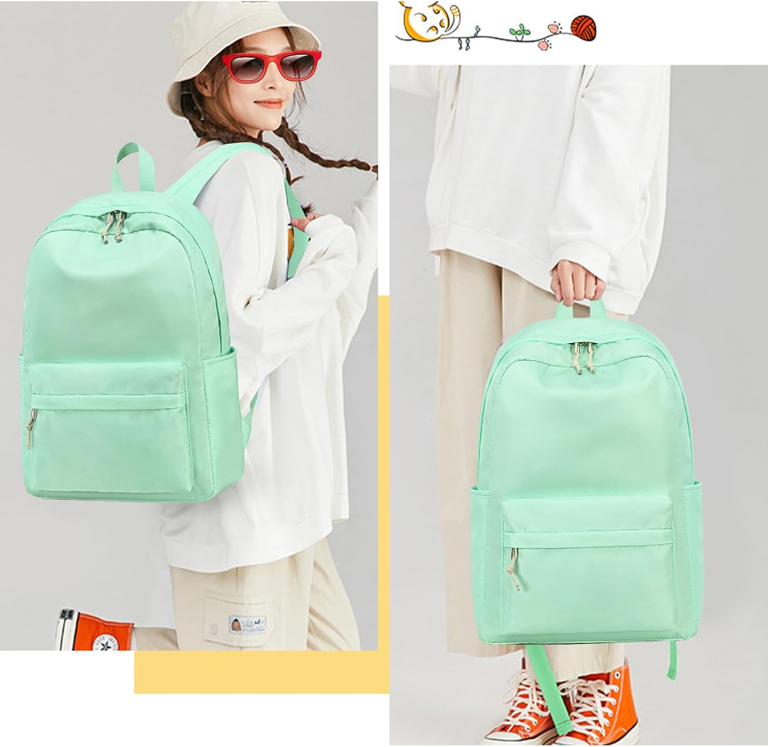 Mochila escolar para adolescentes, niñas, mujeres, mochila para laptop, mochila universitaria, escuela secundaria, viajes, trabajo, viajeros,